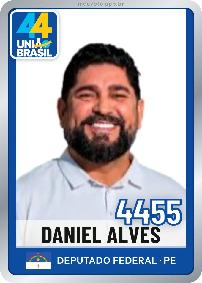 Carta de Daniel Alves, número 4455, União