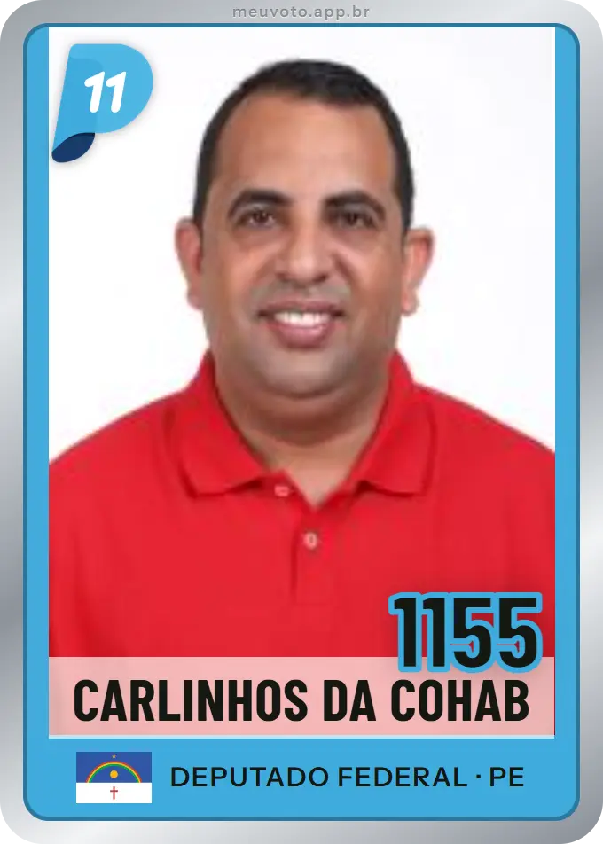 Carta de Carlinhos da Cohab, número 1155, PP