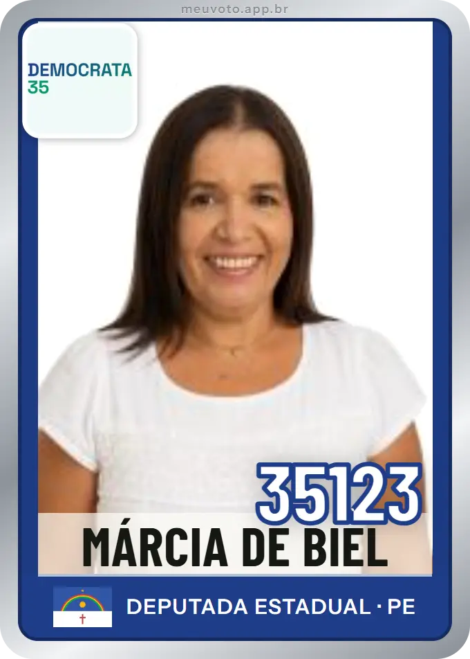 Carta de Márcia de Biel, número 35123, Democrata