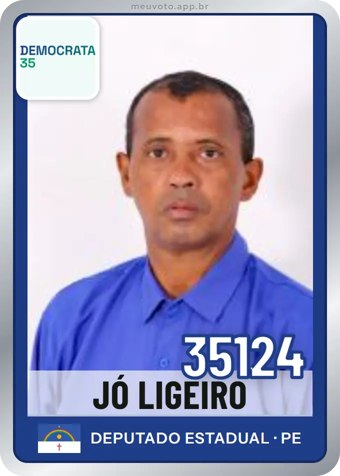 Carta de Jó Ligeiro, número 35124, Democrata