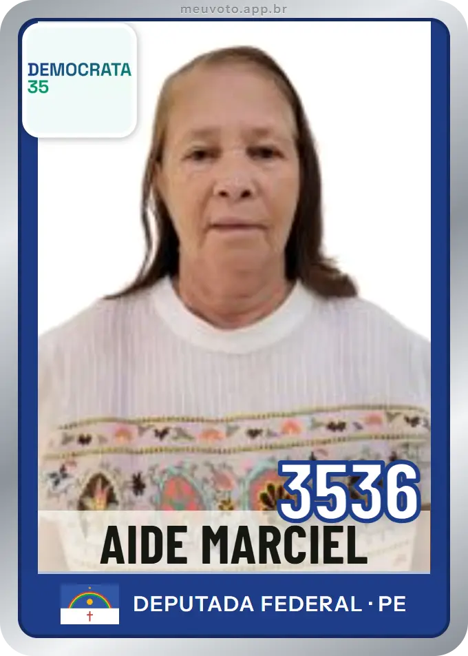 Carta de Aide Marciel, número 3536, Democrata