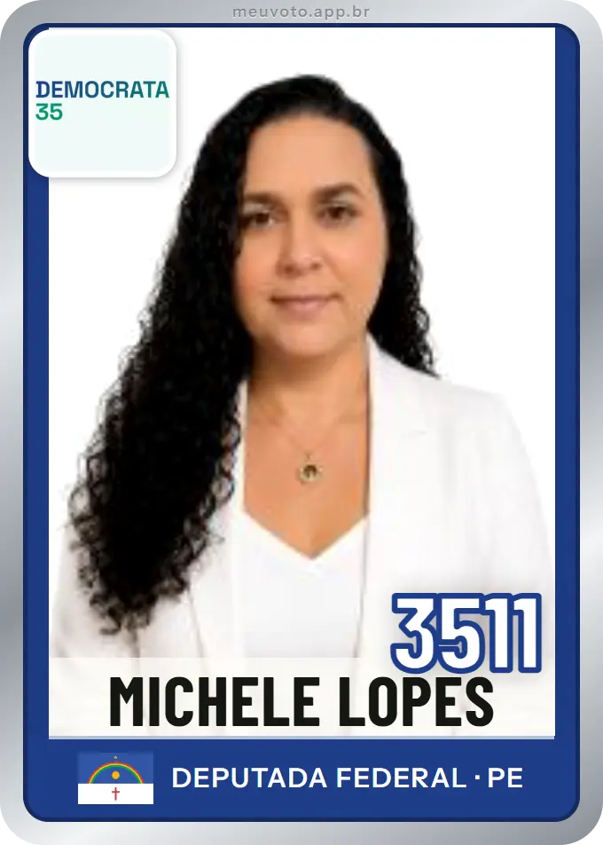 Carta de Michele Lopes, número 3511, Democrata