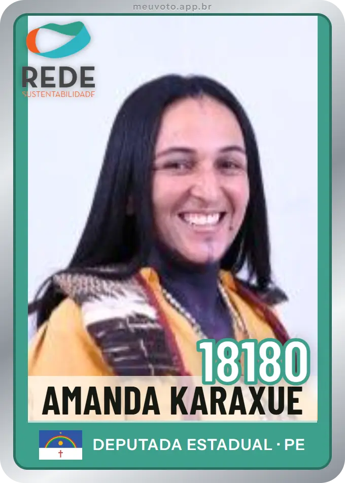 Carta de Amanda Karaxué, número 18180, Rede
