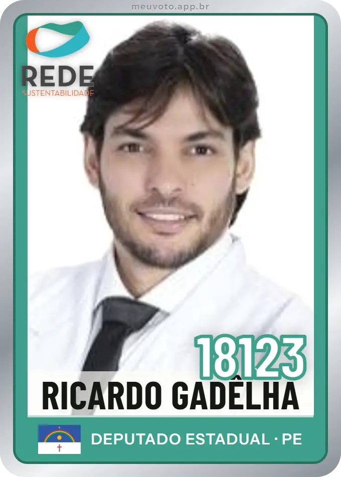 Carta de Ricardo Gadêlha, número 18123, Rede