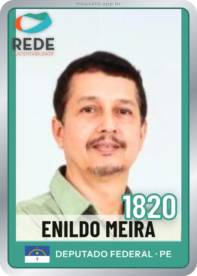Carta de Enildo Meira, número 1820, Rede