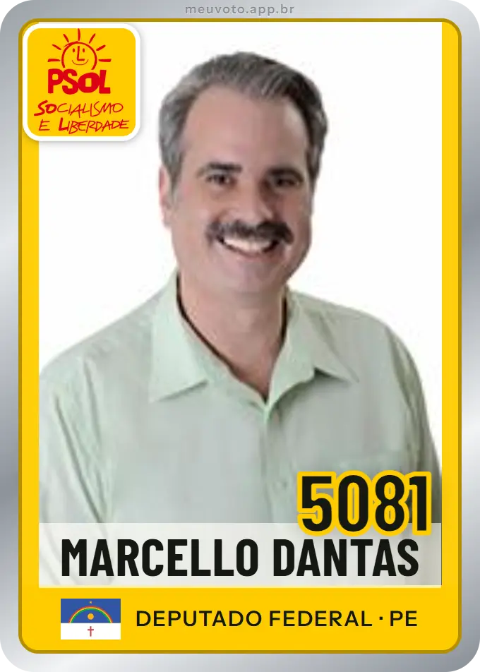 Carta de Marcello Dantas, número 5081, PSOL