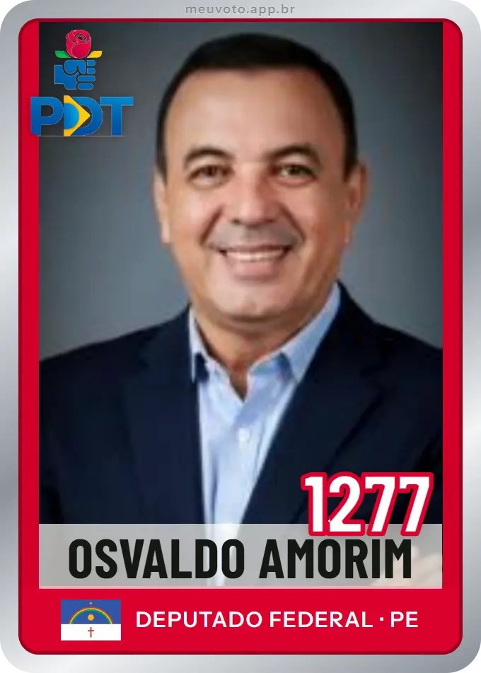 Carta de Osvaldo Amorim, número 1277, PDT