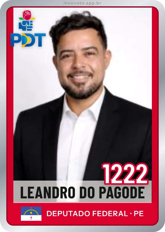 Carta de Leandro do Pagode, número 1222, PDT