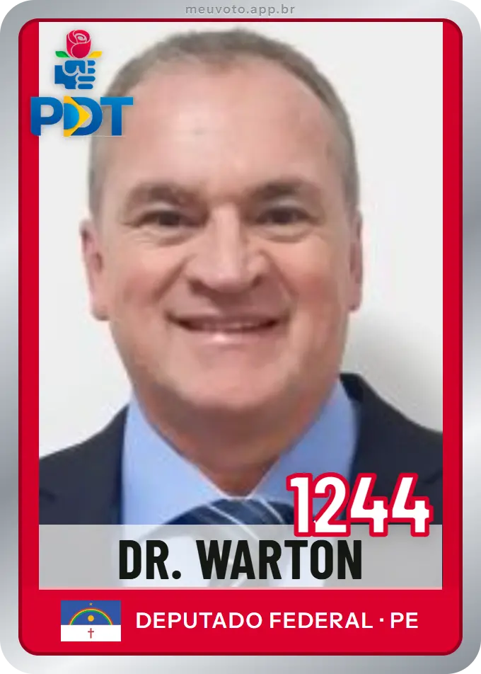 Carta de Dr. Warton, número 1244, PDT