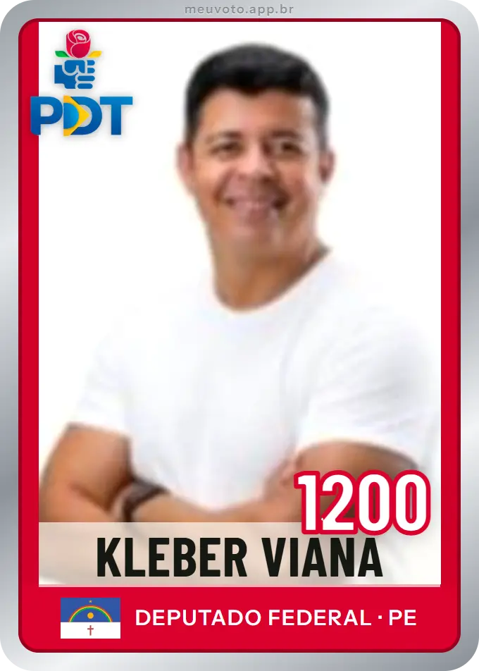 Carta de Kleber Viana, número 1200, PDT