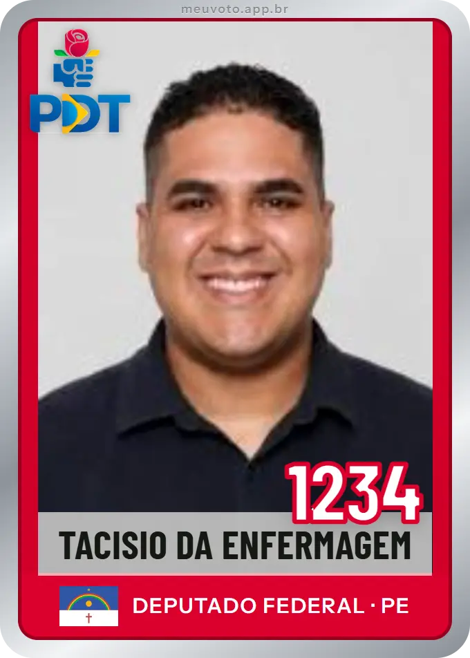 Carta de Tacisio da Enfermagem, número 1234, PDT