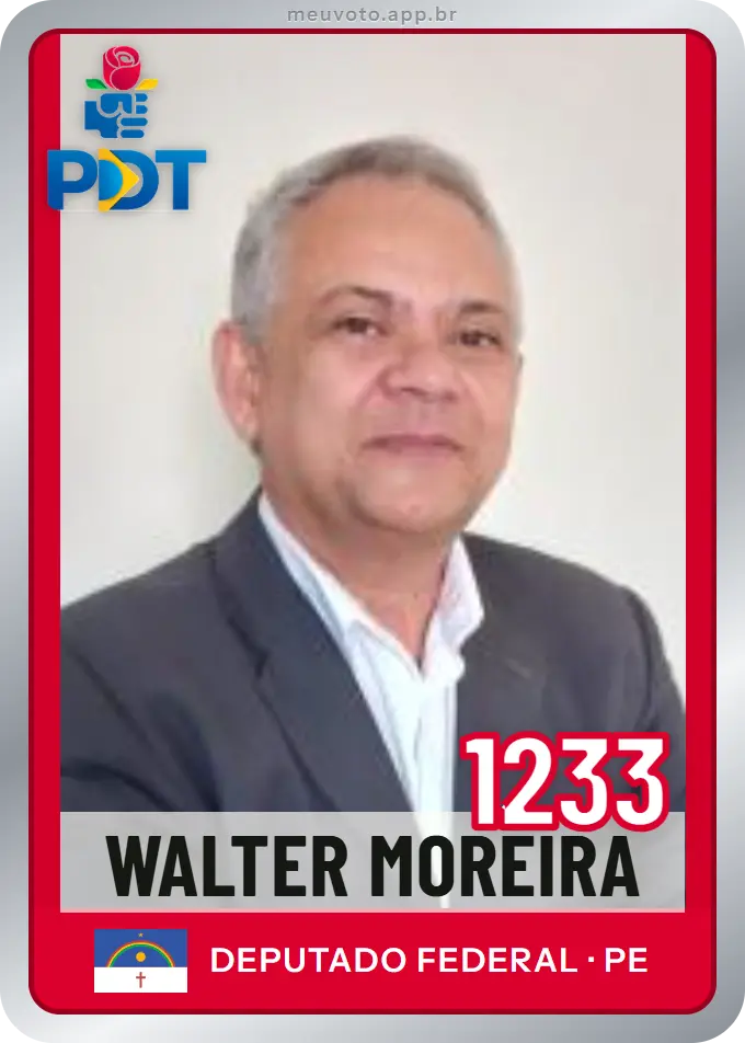Carta de Walter Moreira, número 1233, PDT