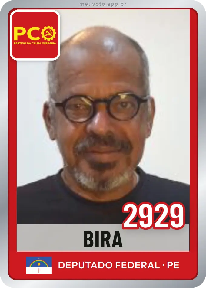 Carta de Bira, número 2929, PCO