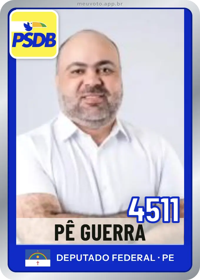 Carta de Pê Guerra, número 4511, PSDB