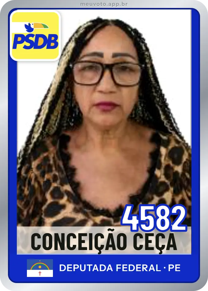 Carta de Conceição Ceça, número 4582, PSDB