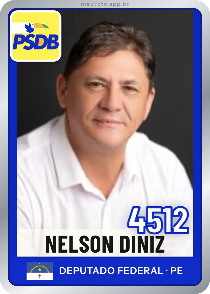 Carta de Nelson Diniz, número 4512, PSDB
