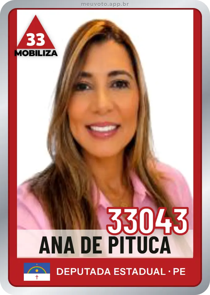 Carta de Ana de Pituca, número 33043, Mobiliza