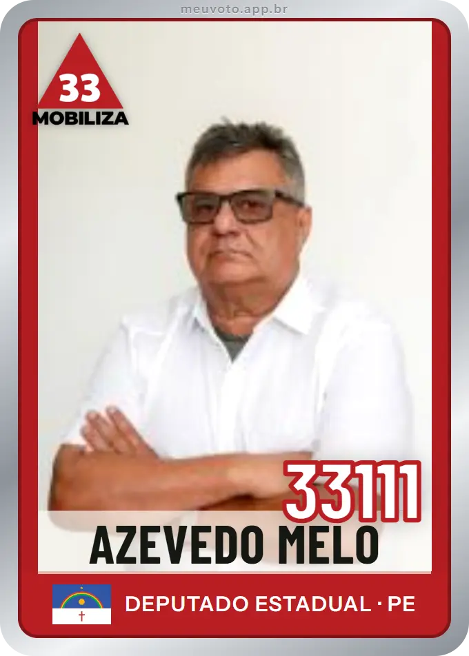 Carta de Azevedo Melo, número 33111, Mobiliza