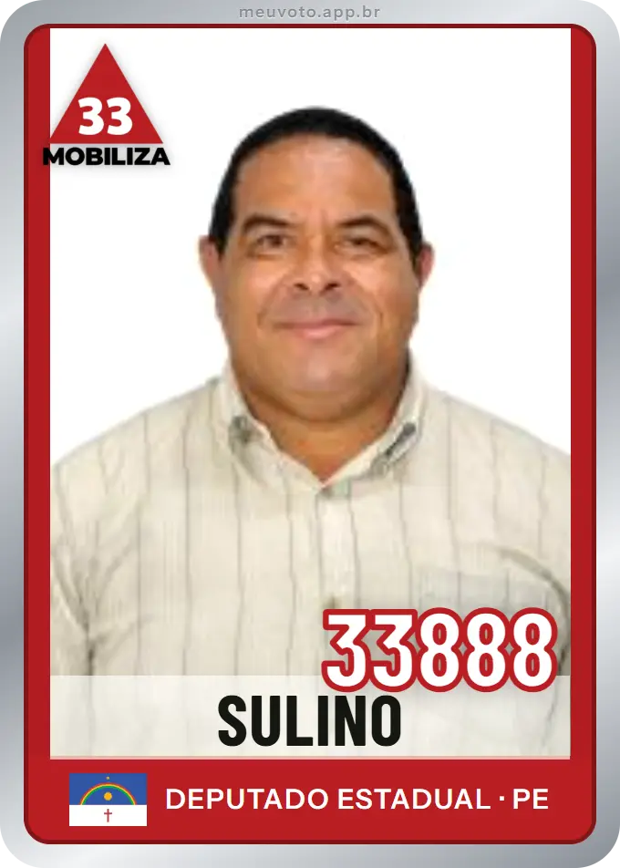 Carta de Sulino, número 33888, Mobiliza