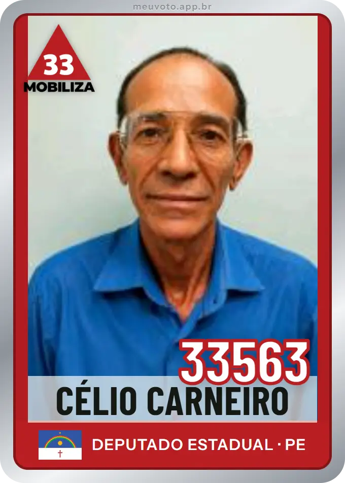 Carta de Célio Carneiro, número 33563, Mobiliza