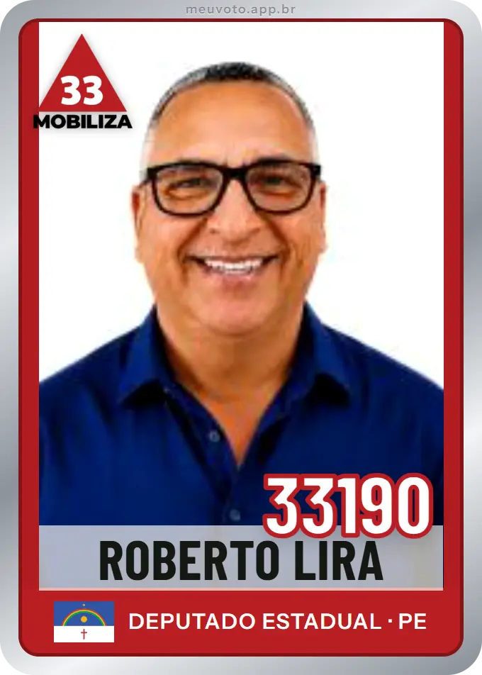 Carta de Roberto Lira, número 33190, Mobiliza