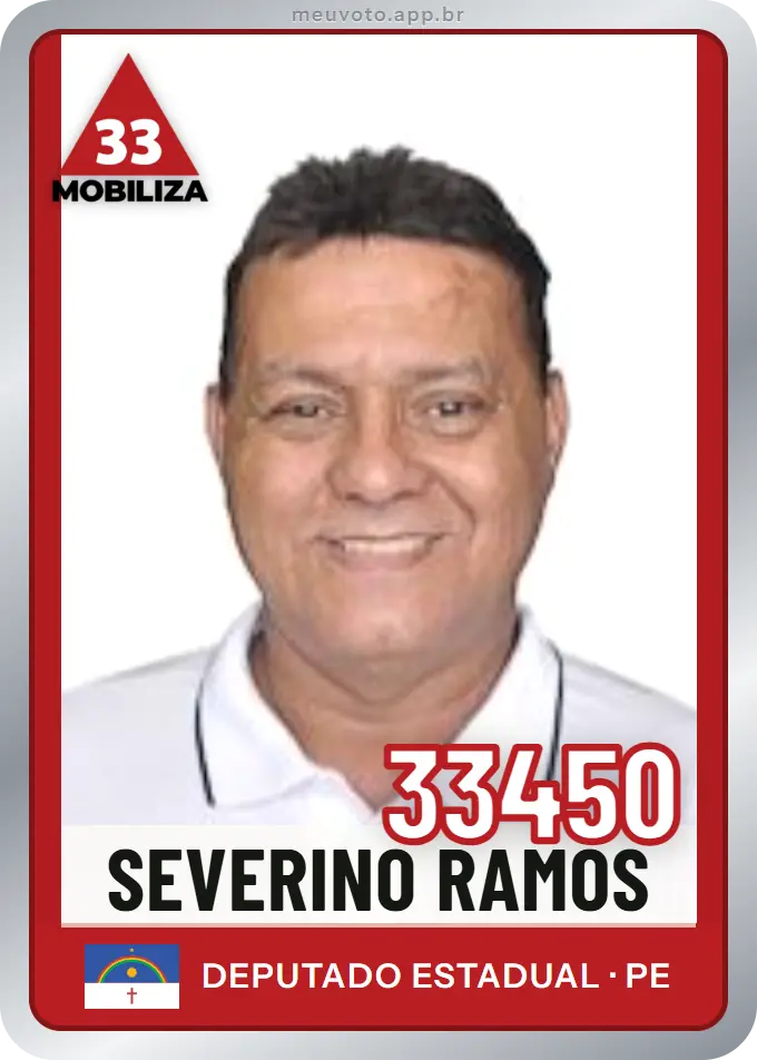 Carta de Severino Ramos, número 33450, Mobiliza