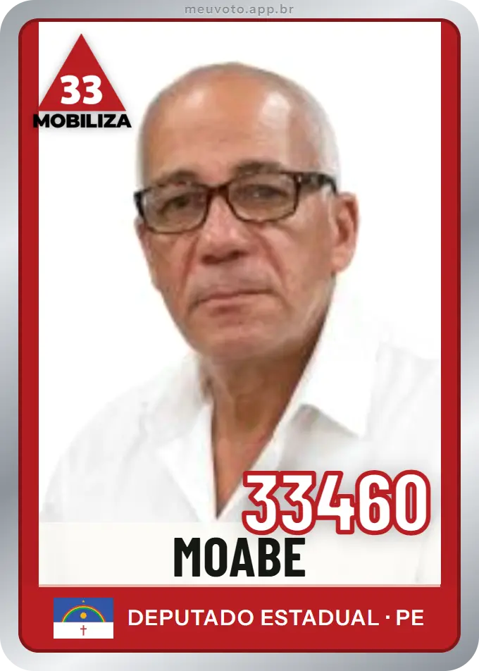 Carta de Moabe, número 33460, Mobiliza