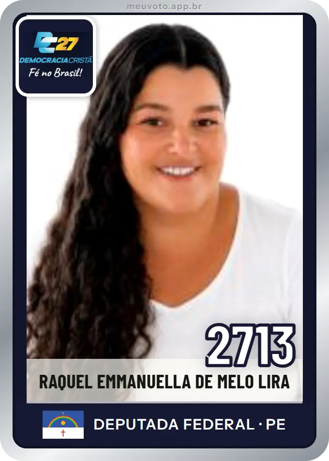 Carta de Raquel Emmanuella de Melo Lira, número 2713, DC