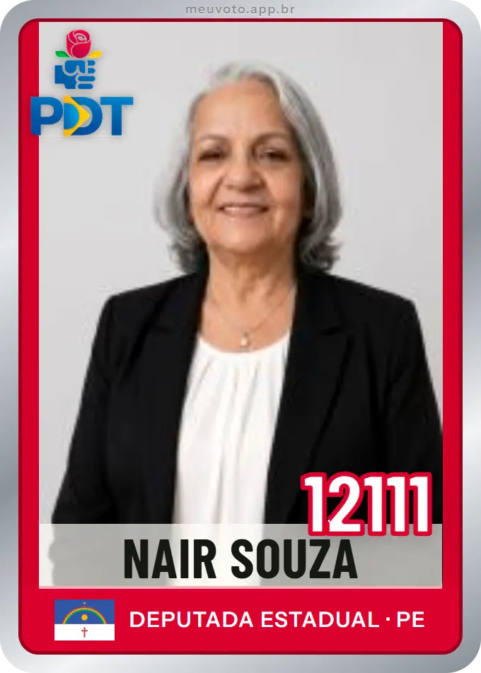 Carta de Nair Souza, número 12111, PDT