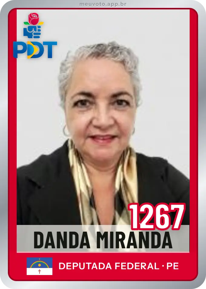 Carta de Danda Miranda, número 1267, PDT