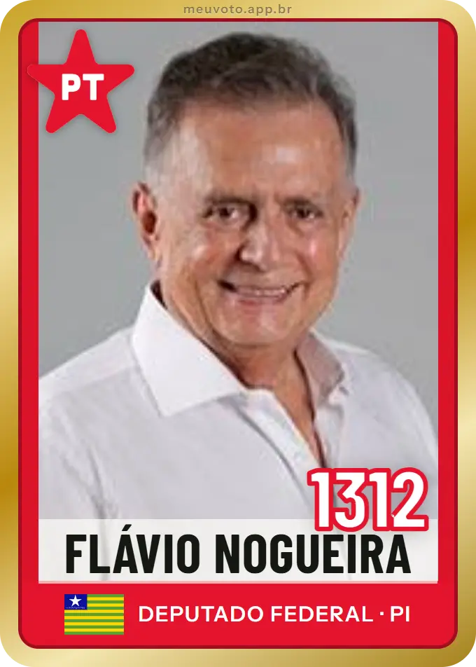 Carta de Flávio Nogueira, número 1312, PT
