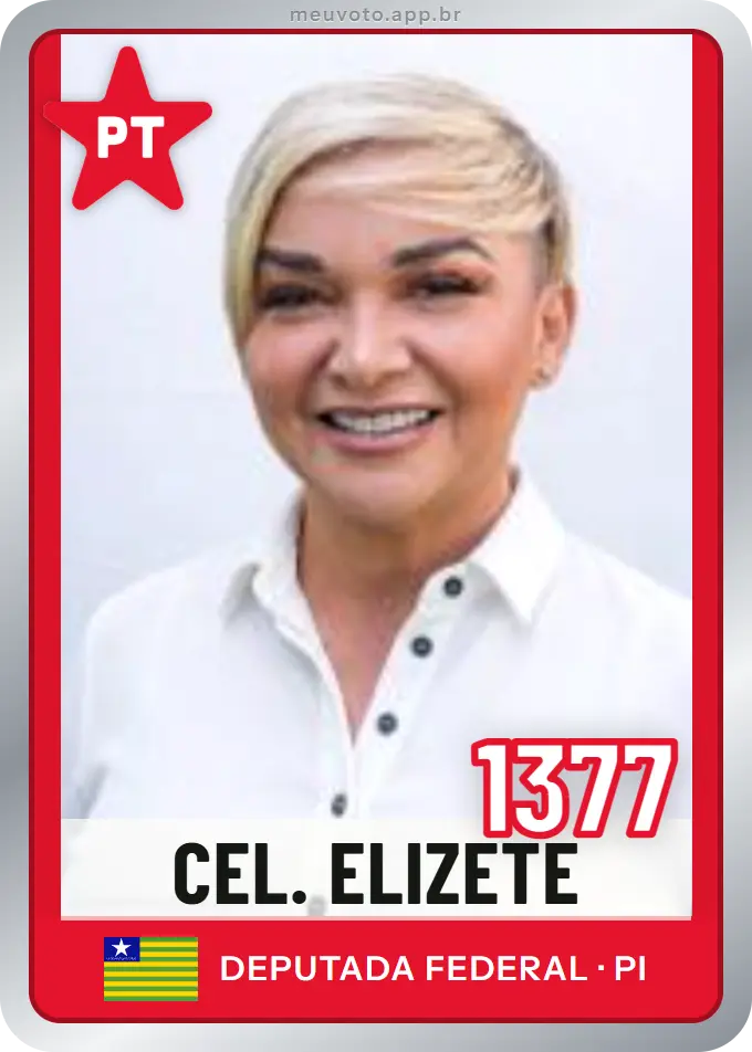 Carta de Cel. Elizete, número 1377, PT