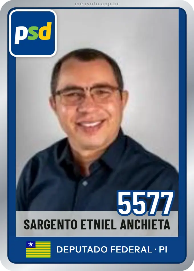 Carta de Sargento Etniel Anchieta, número 5577, PSD