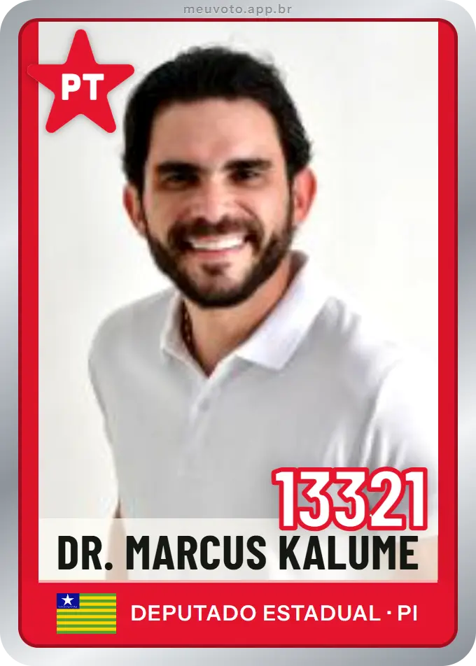 Carta de Dr. Marcus Kalume, número 13321, PT