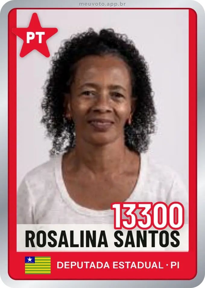 Carta de Rosalina Santos, número 13300, PT