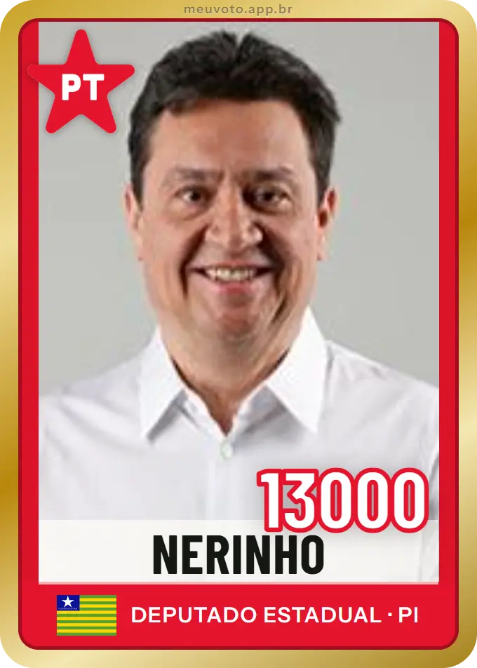 Carta de Nerinho, número 13000, PT