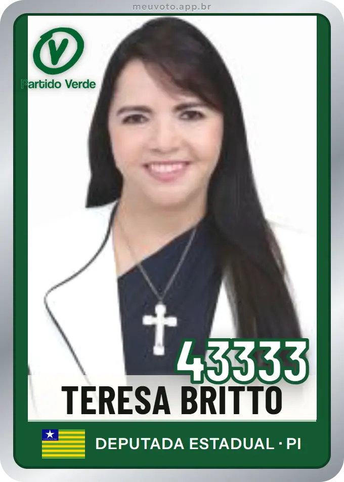 Carta de Teresa Britto, número 43333, PV