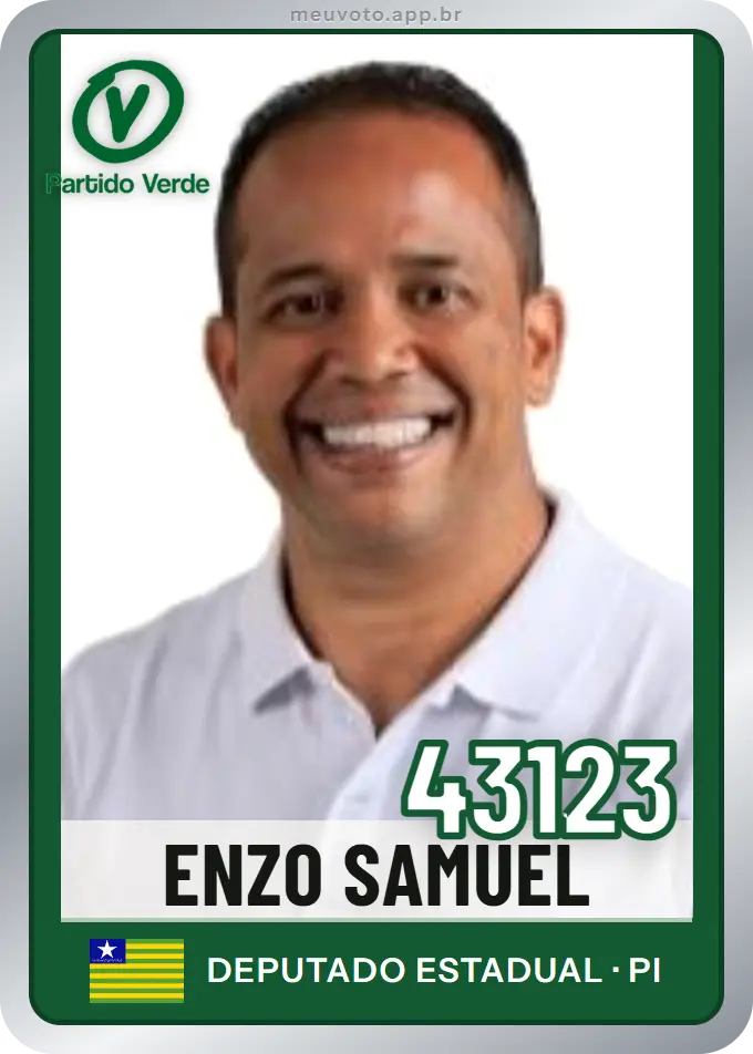 Carta de Enzo Samuel, número 43123, PV