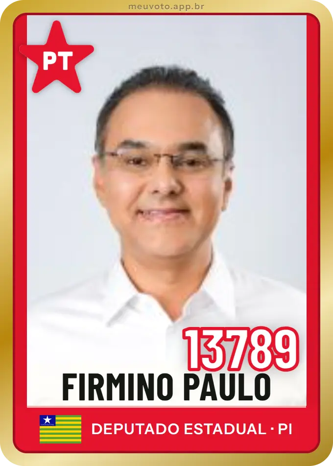 Carta de Firmino Paulo, número 13789, PT