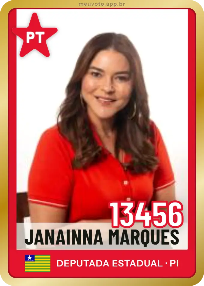 Carta de Janainna Marques, número 13456, PT