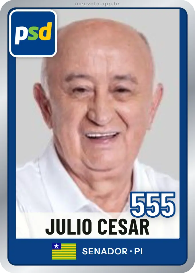 Carta de Julio Cesar, número 555, PSD