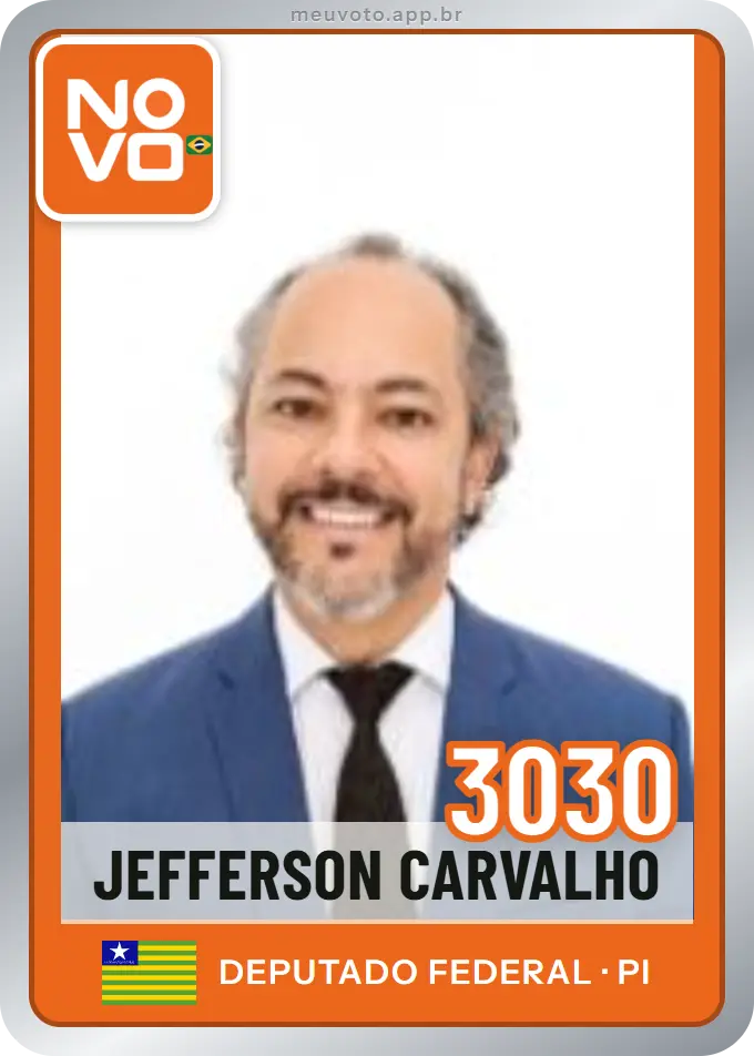 Carta de Jefferson Carvalho, número 3030, Novo