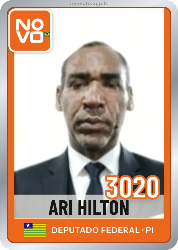 Carta de Ari Hilton, número 3020, Novo