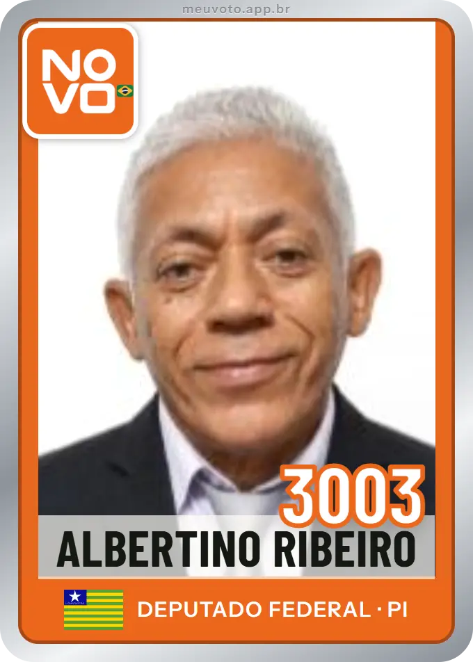 Carta de Albertino Ribeiro, número 3003, Novo