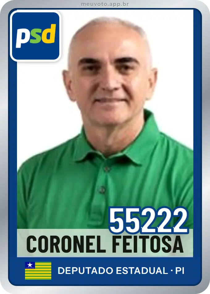 Carta de Coronel Feitosa, número 55222, PSD