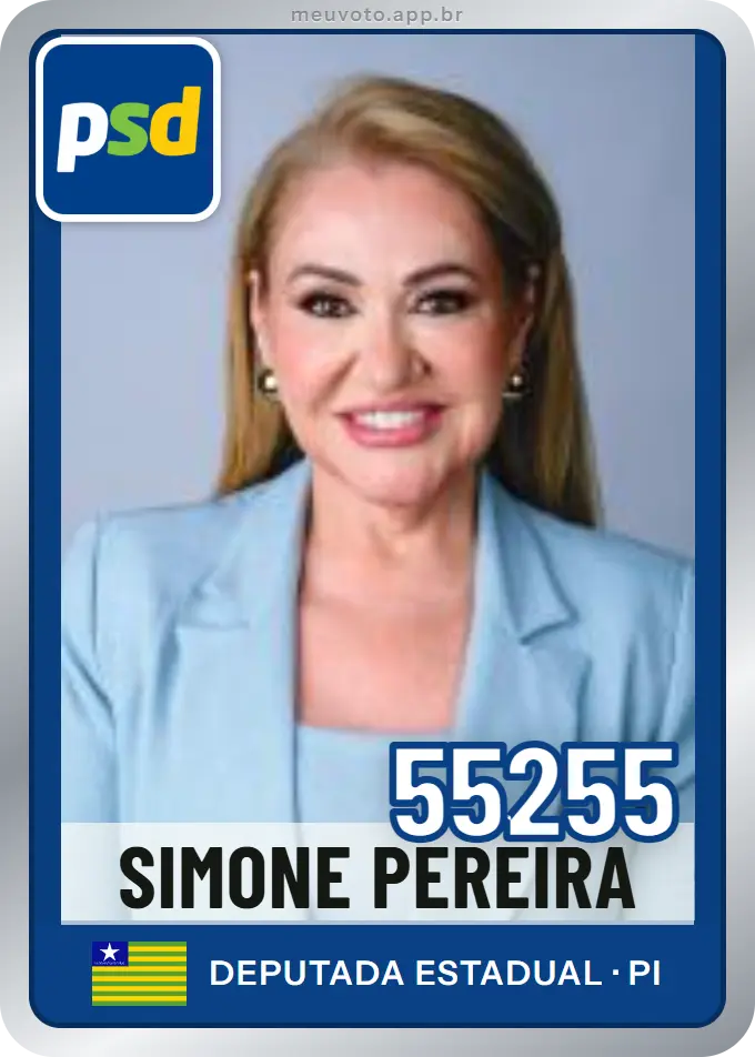 Carta de Simone Pereira, número 55255, PSD