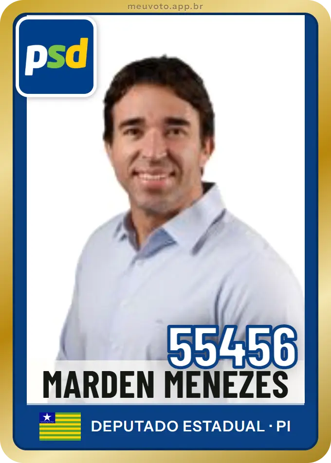 Carta de Marden Menezes, número 55456, PSD