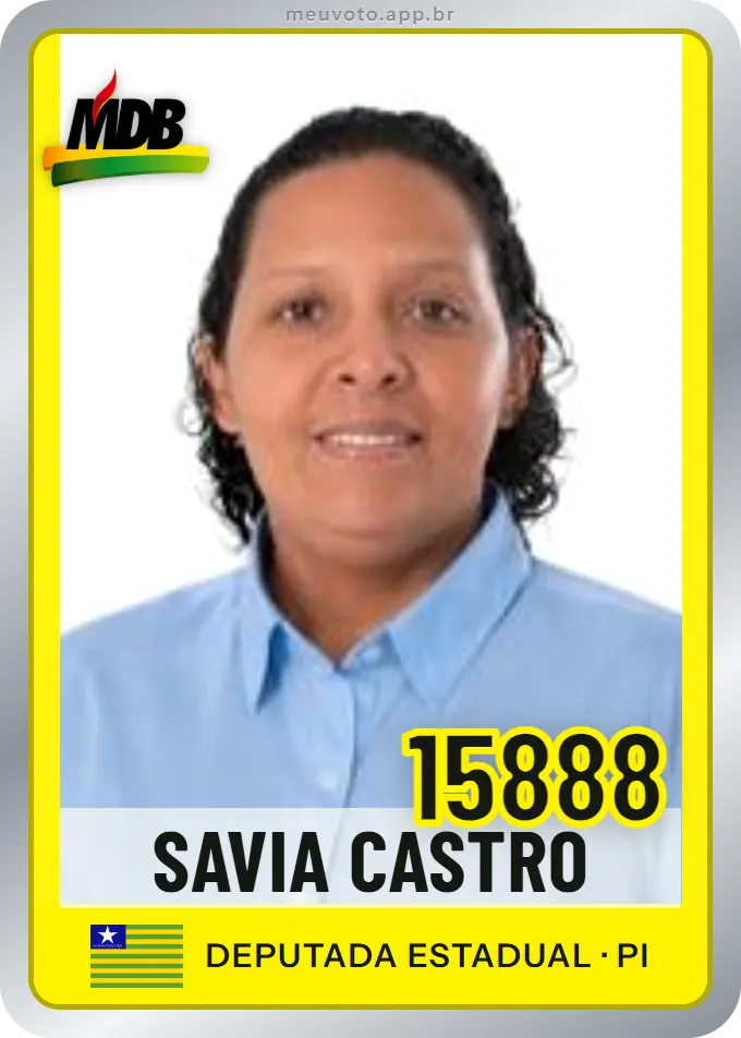 Carta de Savia Castro, número 15888, MDB