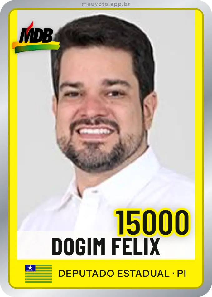 Carta de Dogim Felix, número 15000, MDB