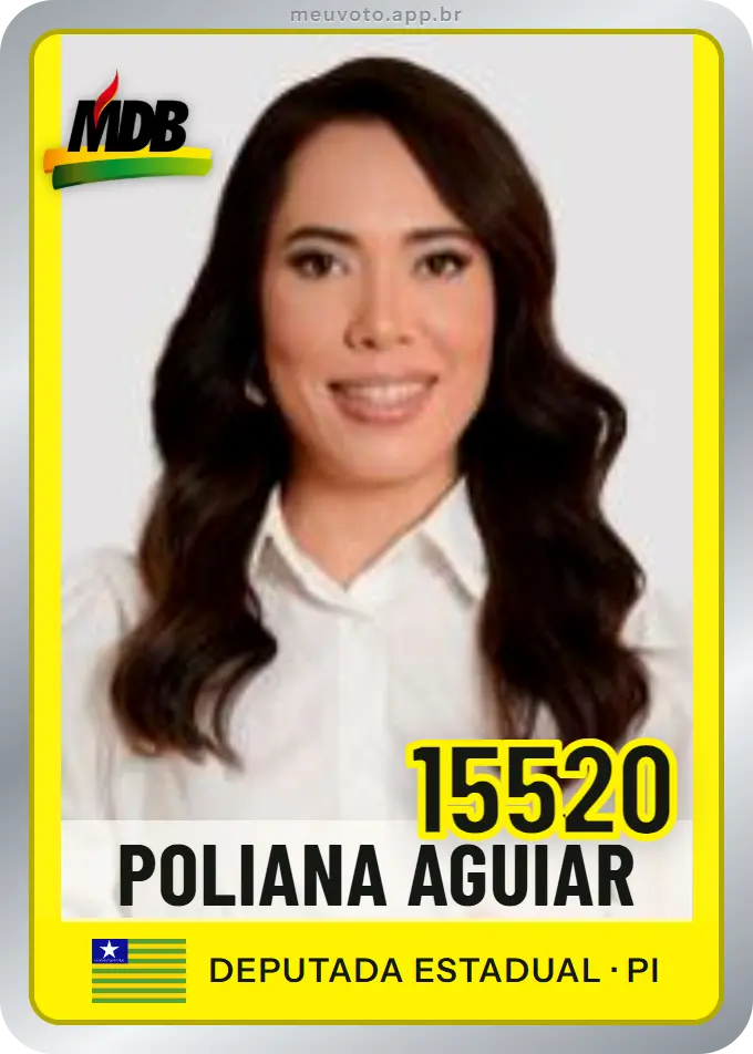 Carta de Poliana Aguiar, número 15520, MDB